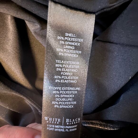 White House Black Market Black Sleeveless Studded Skirt Casual Dress Size XS - Picture 16 of 16